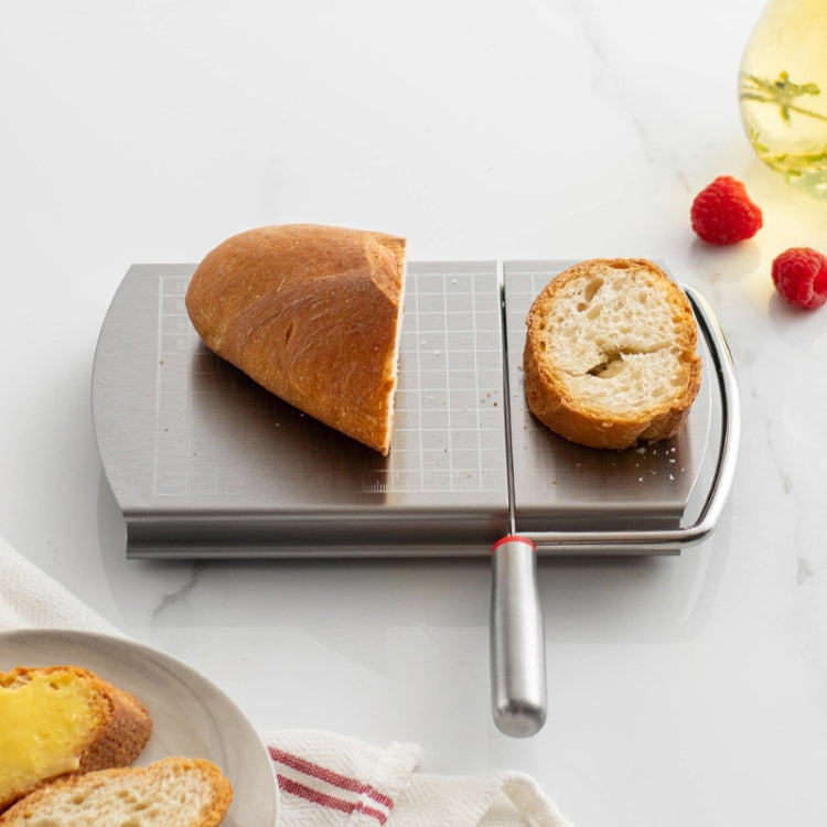 Stainless Steel Scale Cheese Slicer Kitchen Tools Bread Divider - Cutter