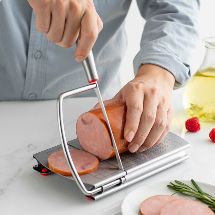Stainless Steel Scale Cheese Slicer Kitchen Tools Bread Divider - Cutter