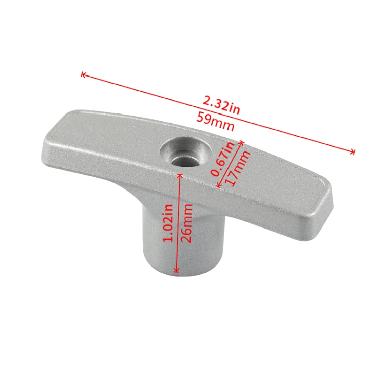 RV Waste Drain Valve Extension Rod Handle Kit - 2 Pairs Handle Kit