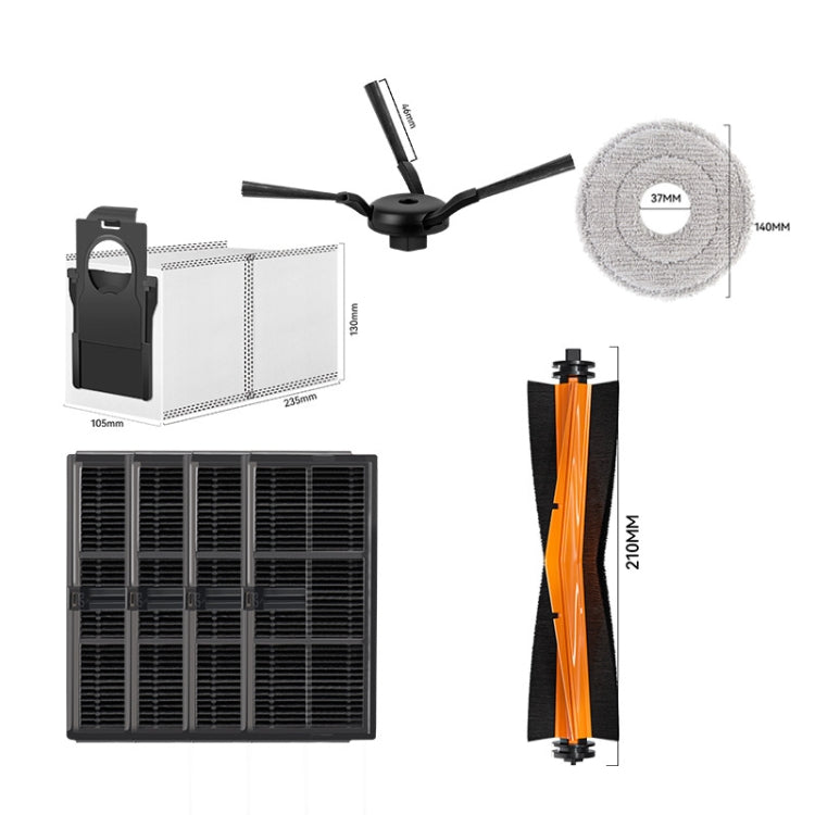For Dreame S40 Pro Ultra / S40 Sweeping Robot Replacement Parts 2pcs Filter