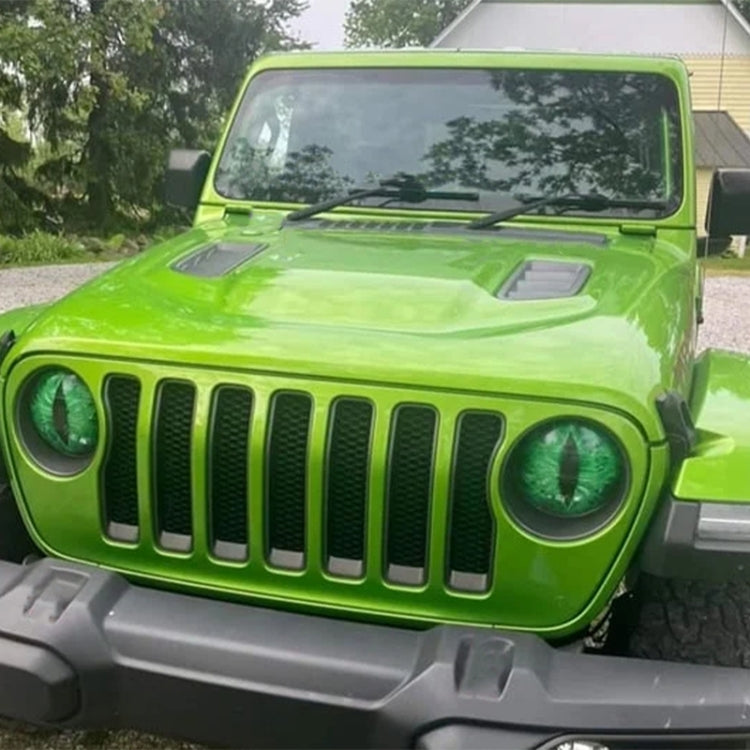 1pair Beast Eyes Headlight Decorative Stickers Off-Road Vehicle Front Lights Stereo Decals, Style: 30