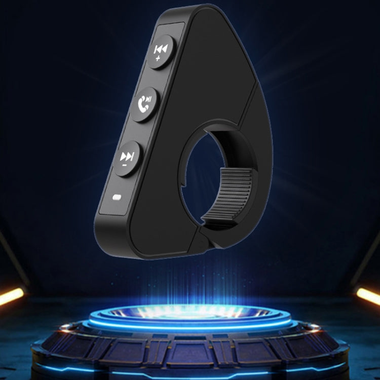 Q15 Motorcycle Riding Wireless Bluetooth Handlebar Control Phone Button Remote Controller - Black