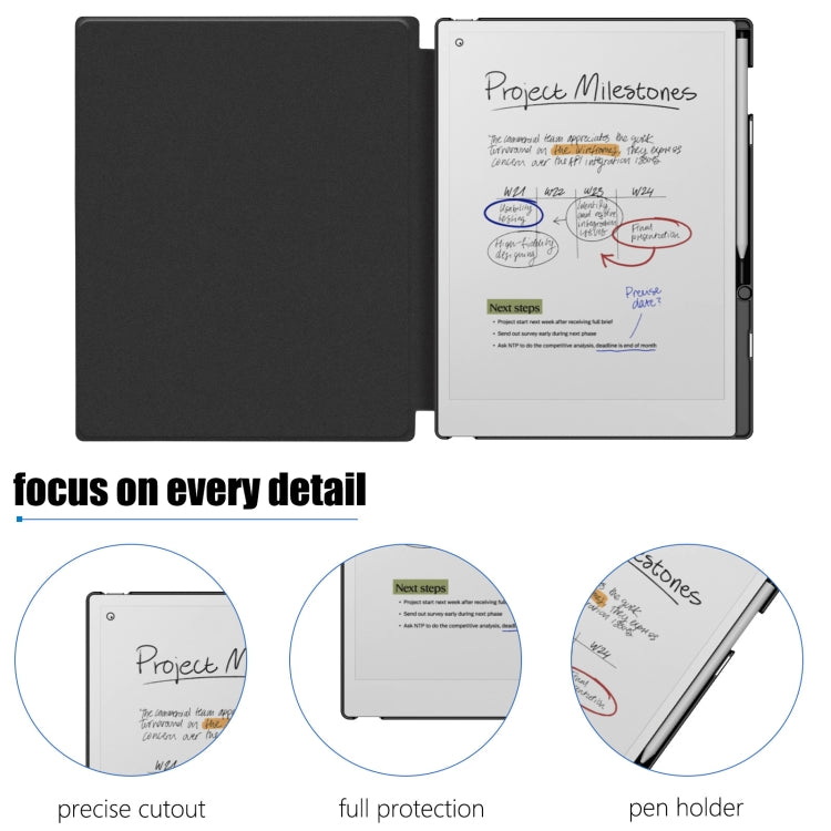 For reMarkable Paper Pro 2024 11.8 inch Book Style Dormant Case
