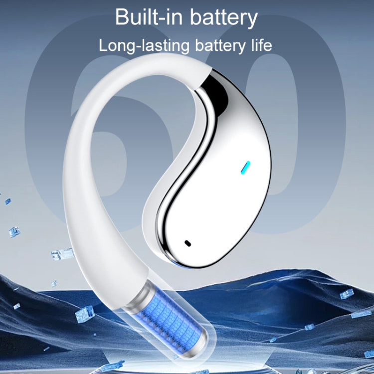 Q39 On-Ear Open Sports Wireless Digital Bluetooth Earphones, Color: Black