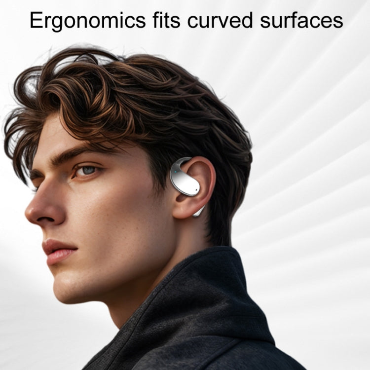 Q39 On-Ear Open Sports Wireless Digital Bluetooth Earphones, Color: Black
