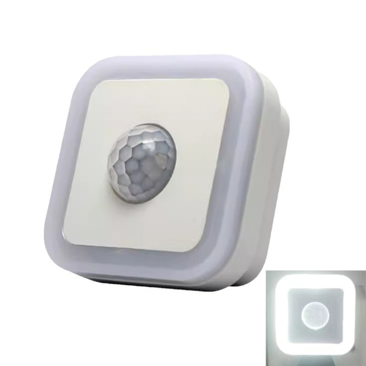 3W Home LED Human Auto Sensor Night Light Plug-In Wiring-Free Staircase Corridor Aisle Light, US Plug