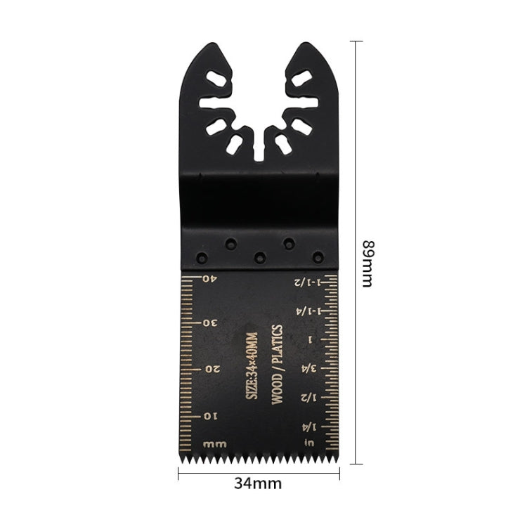 2pcs Trimmers High Carbon Steel Straight Saw Blade For Multi Tool, Style: Small Teeth
