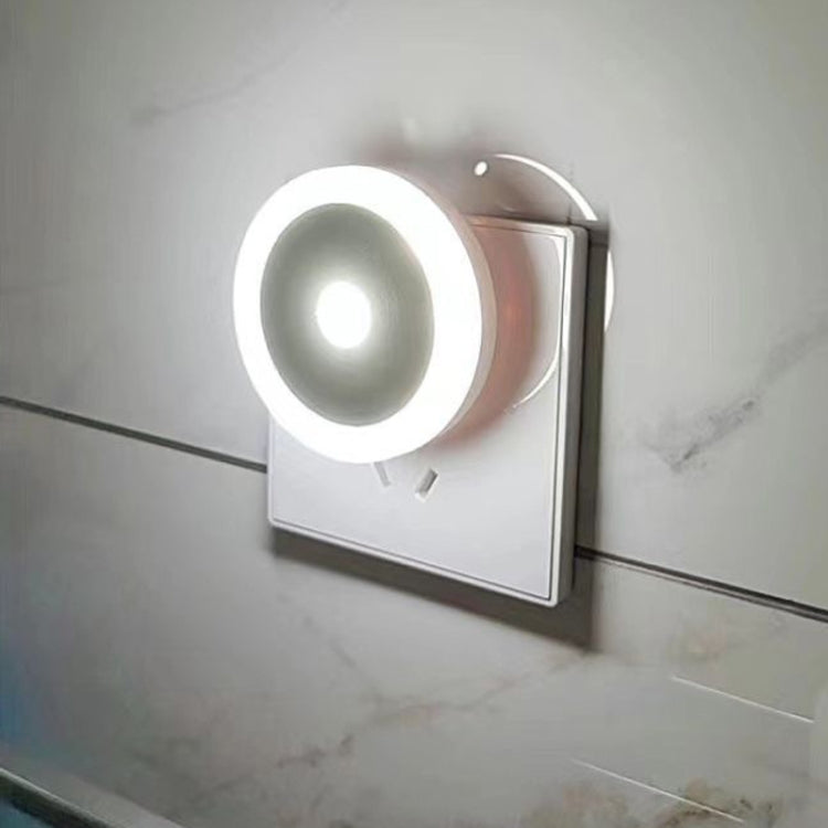 3W LED Human Body Sensor Light Smart Light Control Infrared Plug- in Night Lamp Floor Bedroom Lamp, US Plug