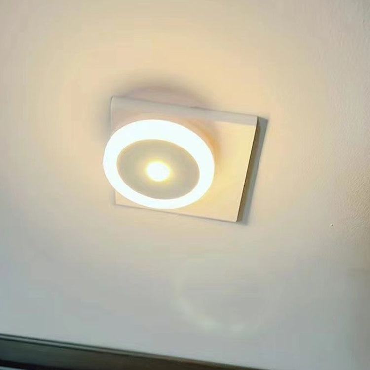 3W LED Human Body Sensor Light Smart Light Control Infrared Plug- in Night Lamp Floor Bedroom Lamp, US Plug