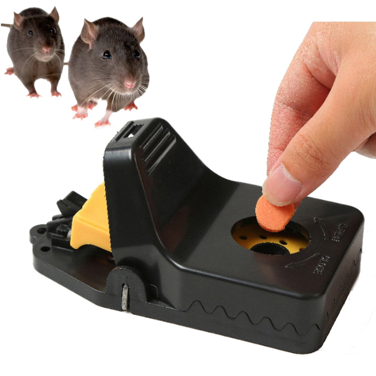 4pcs /Box Plastic Mousetrap Reusable Instant Kill Traps for Mouse Rat, Size: Small
