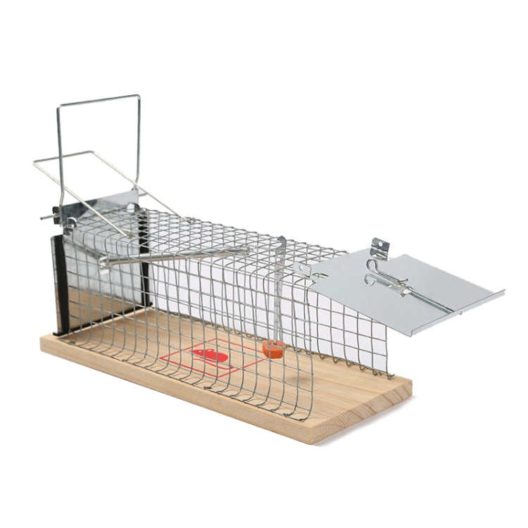 Wooden Mousetrap Cage Live Animal Humane Trap Catch, Size: Large