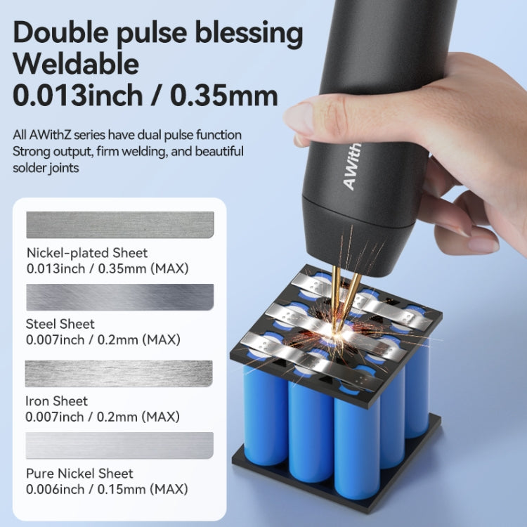 AWithZ Mini Portable DIY Nickel Sheet Handheld Spot Welding Machine - H1