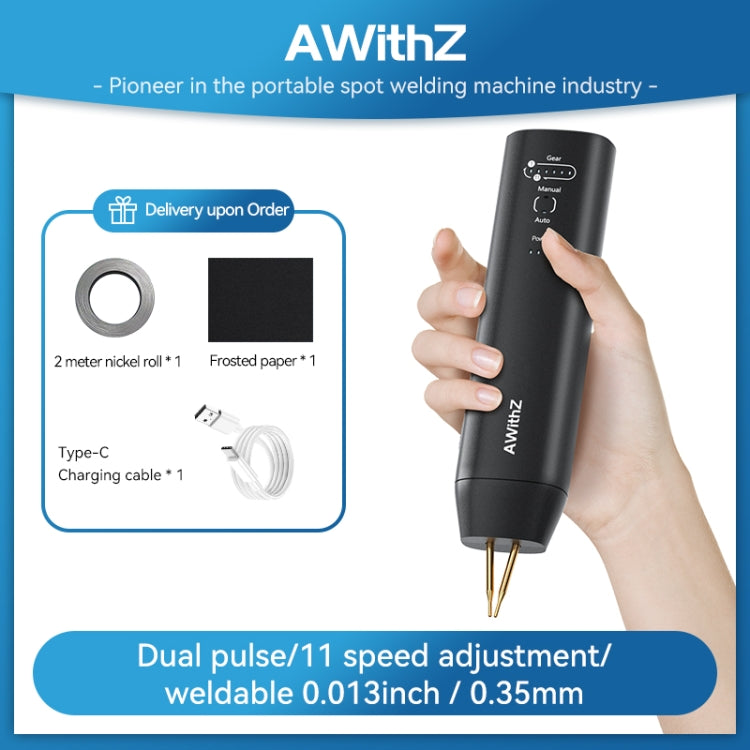 AWithZ Mini Portable DIY Nickel Sheet Handheld Spot Welding Machine - H1
