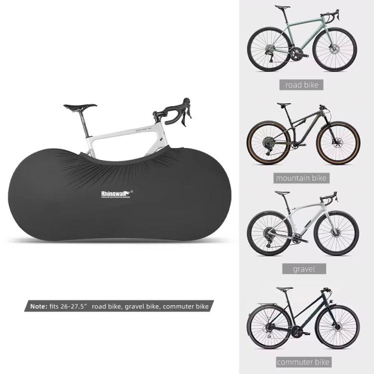 Rhinowalk RM266 26-27.5-Inch Mountain Bike 700C Road Bike Elastic Telescopic Loading Bag - Black