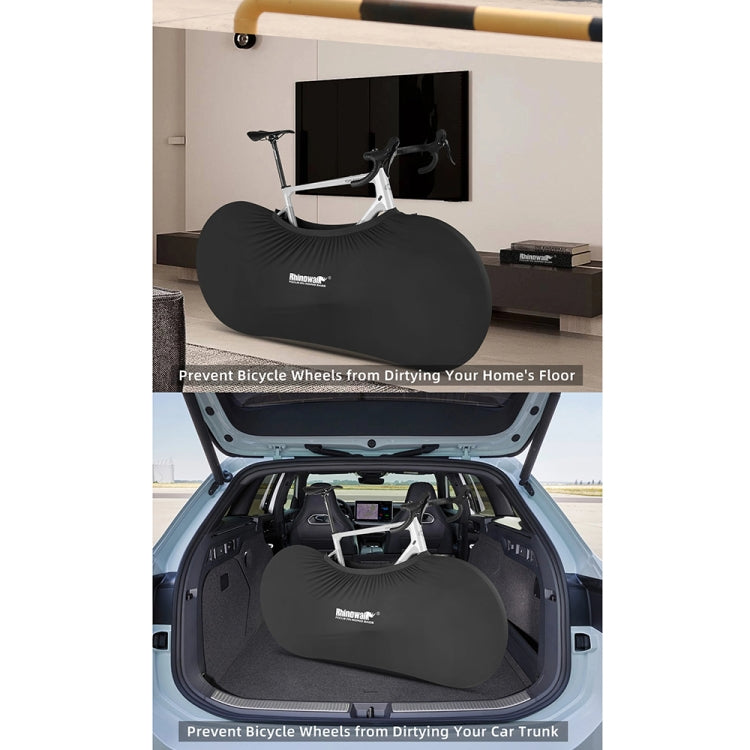 Rhinowalk RM266 26-27.5-Inch Mountain Bike 700C Road Bike Elastic Telescopic Loading Bag - Black