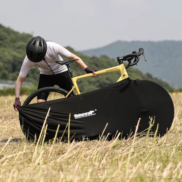 Rhinowalk RM266 26-27.5-Inch Mountain Bike 700C Road Bike Elastic Telescopic Loading Bag - Black