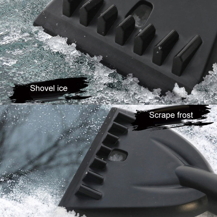 Car Snow Removal Shovel Multi-functional Winter Snow Clearing Tool Windshield Defrost Deicing Shovel - Black Gold
