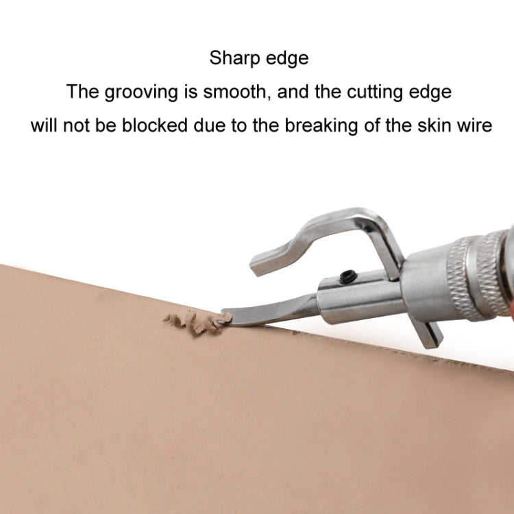7 In 1 Leather Edge Presser Groove Cutter Edge Trimmer - Brown