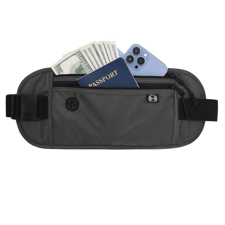 Sports Running Waist Pack Outdoor Fitness Large Capacity RFID Blocking Wallet Waterproof Phone Waist Bag