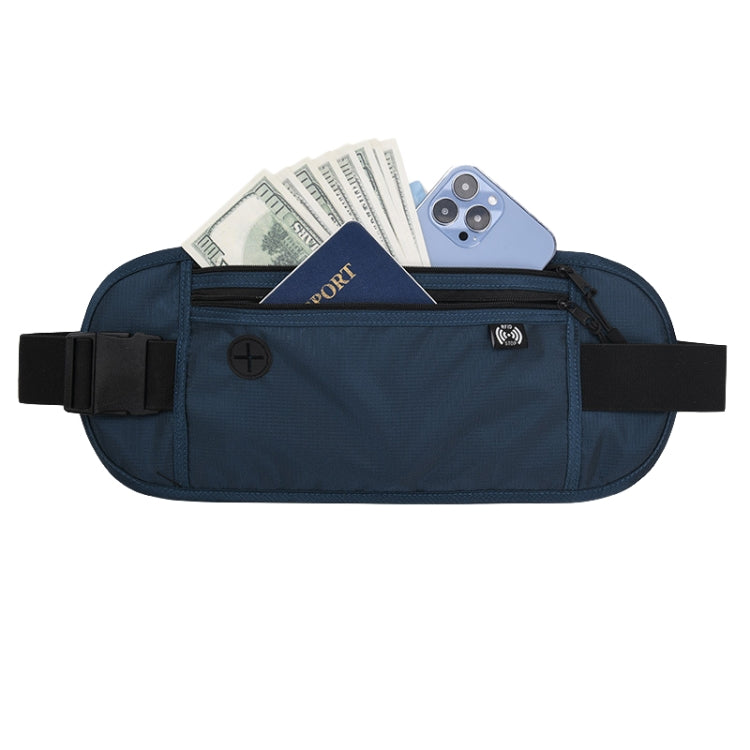 Sports Running Waist Pack Outdoor Fitness Large Capacity RFID Blocking Wallet Waterproof Phone Waist Bag
