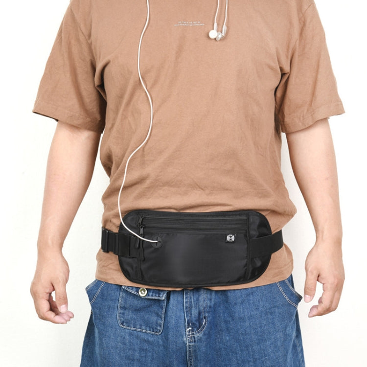 Sports Running Waist Pack Outdoor Fitness Large Capacity RFID Blocking Wallet Waterproof Phone Waist Bag