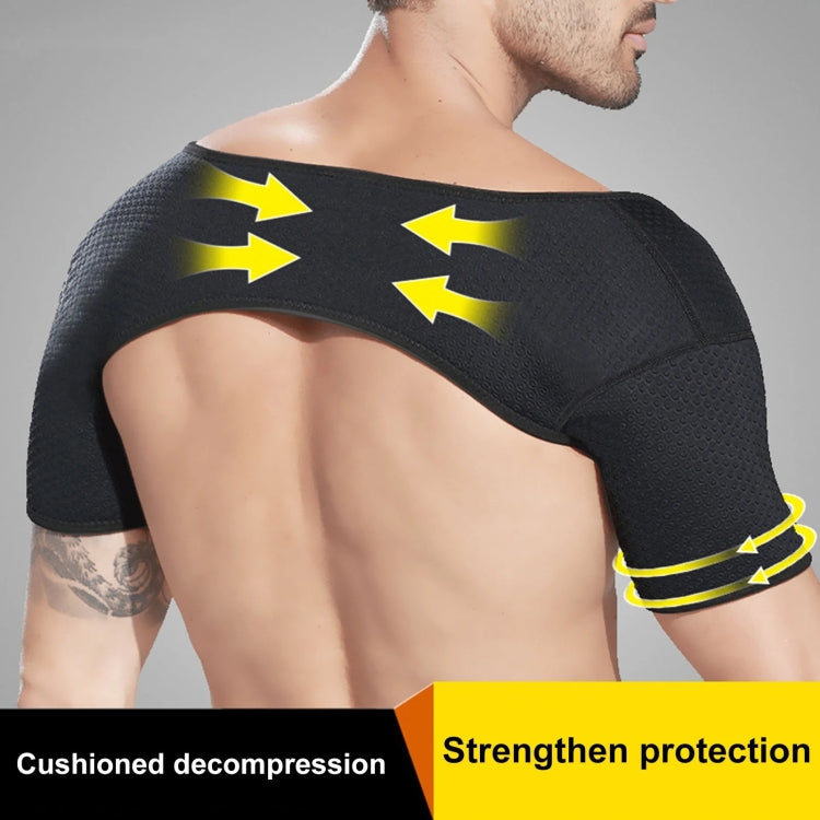 Shoulder Pad Shoulder Warmer Wrap Shock Absorbing Decompression Brace, Size: XL