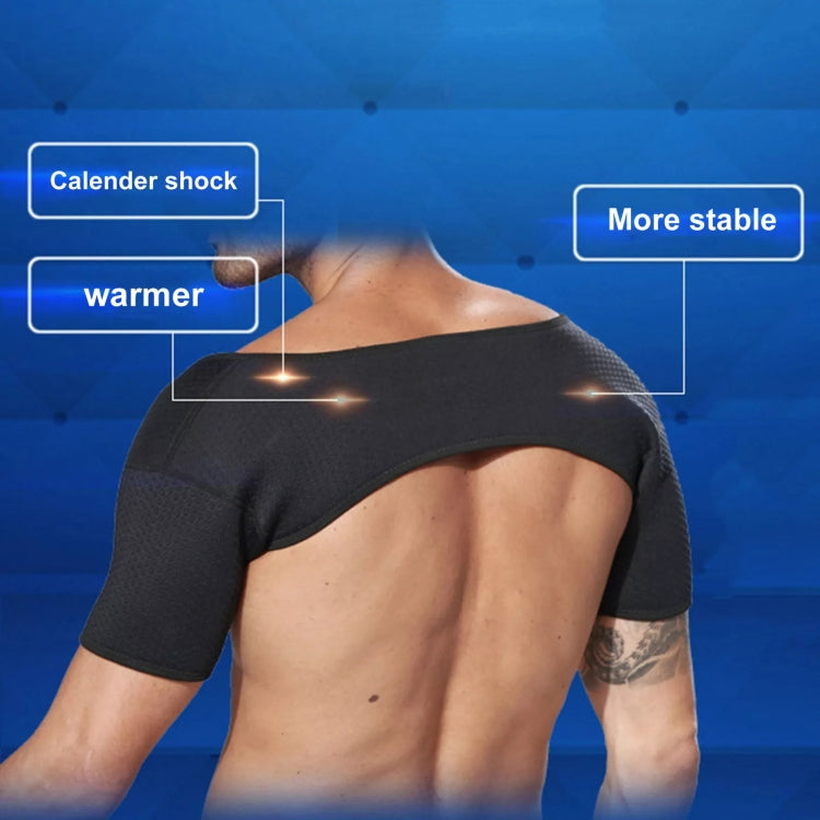 Shoulder Pad Shoulder Warmer Wrap Shock Absorbing Decompression Brace, Size: L