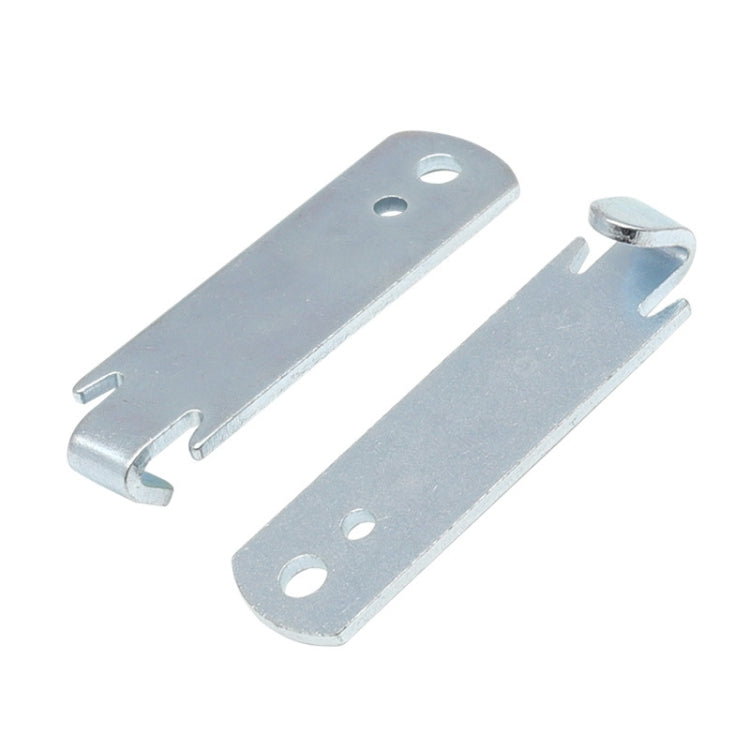 2pcs /Set Wire Twister T-Post Clamp Fence Wire Rope Winder - Silver