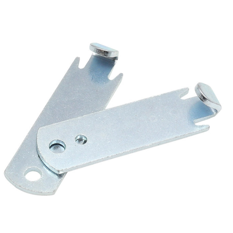 2pcs /Set Wire Twister T-Post Clamp Fence Wire Rope Winder - Silver