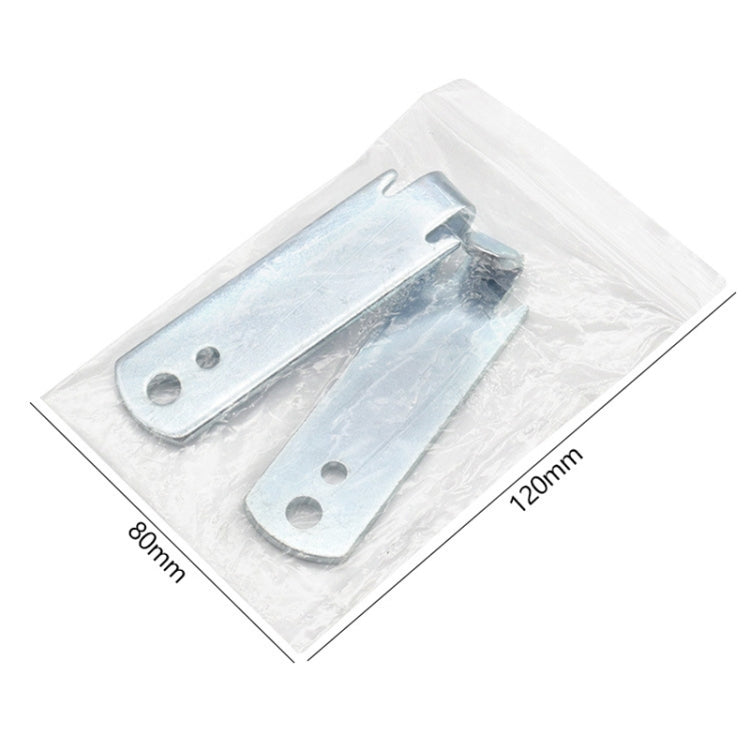 2pcs /Set Wire Twister T-Post Clamp Fence Wire Rope Winder - Silver