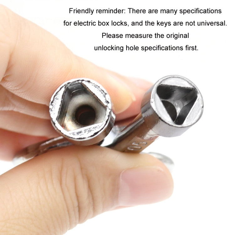 5pcs Water Valve Chassis Triangular Key Wrench, Size: Small