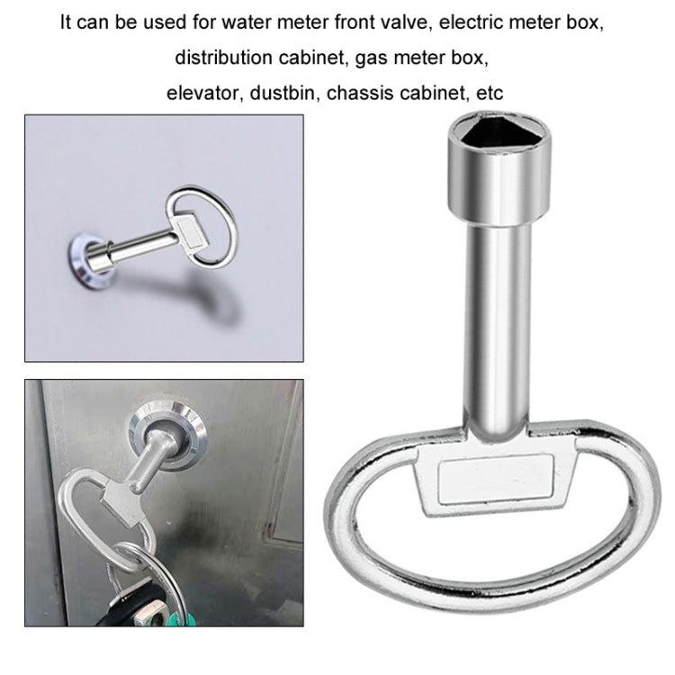 5pcs Water Valve Chassis Triangular Key Wrench, Size: Large