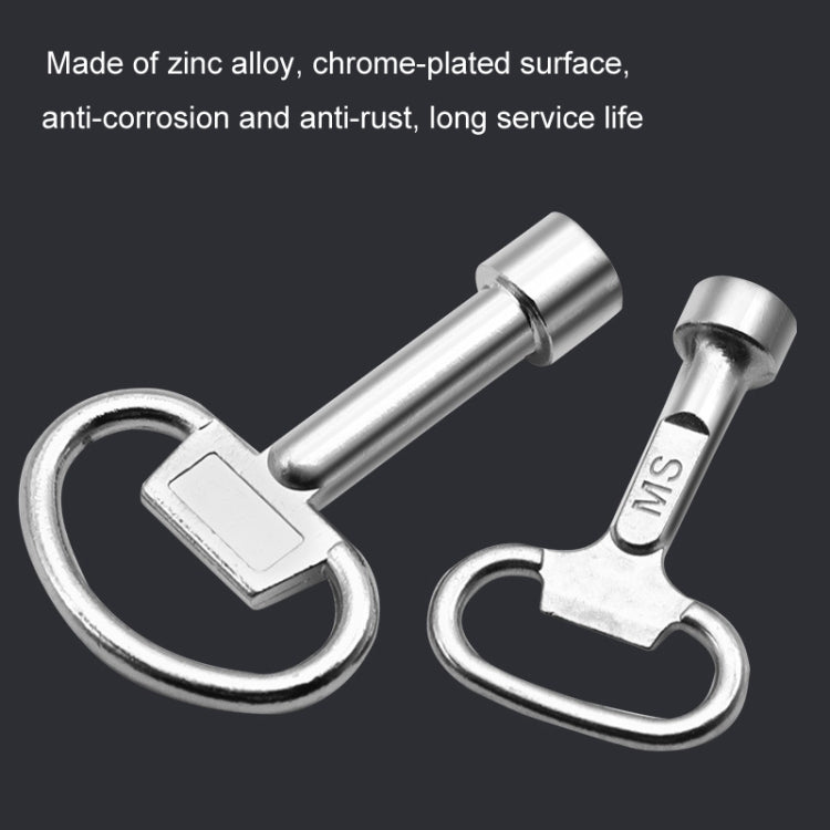 5pcs Water Valve Chassis Triangular Key Wrench, Size: Small