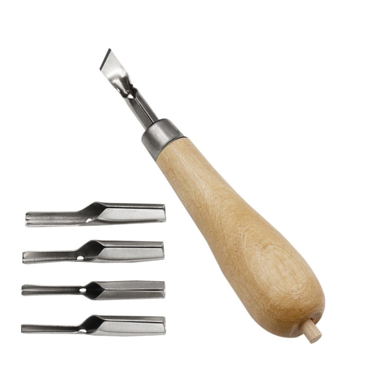 7pcs /Set Wood Handle Carving Knife Tool Art Combination Set - Five Blade Heads