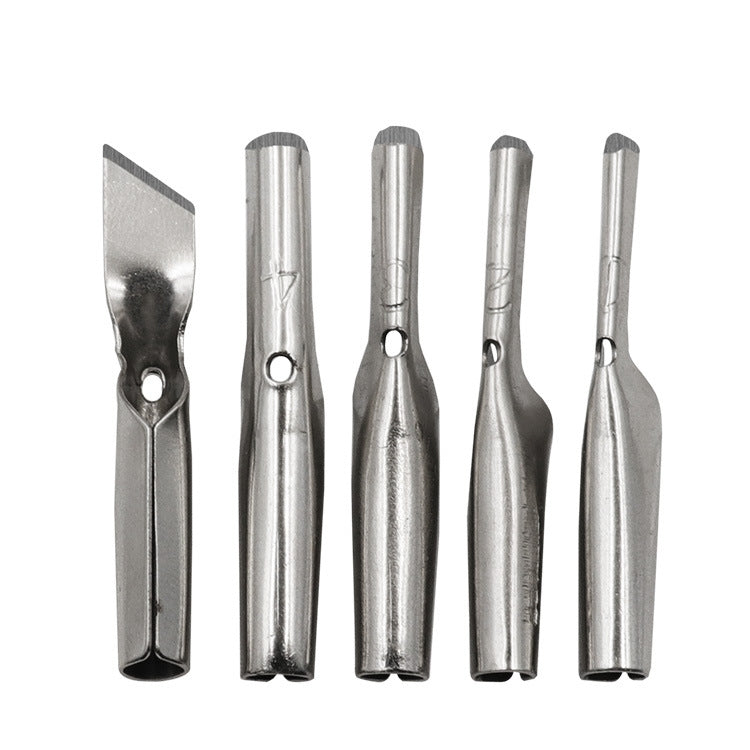 7pcs /Set Wood Handle Carving Knife Tool Art Combination Set - Five Blade Heads