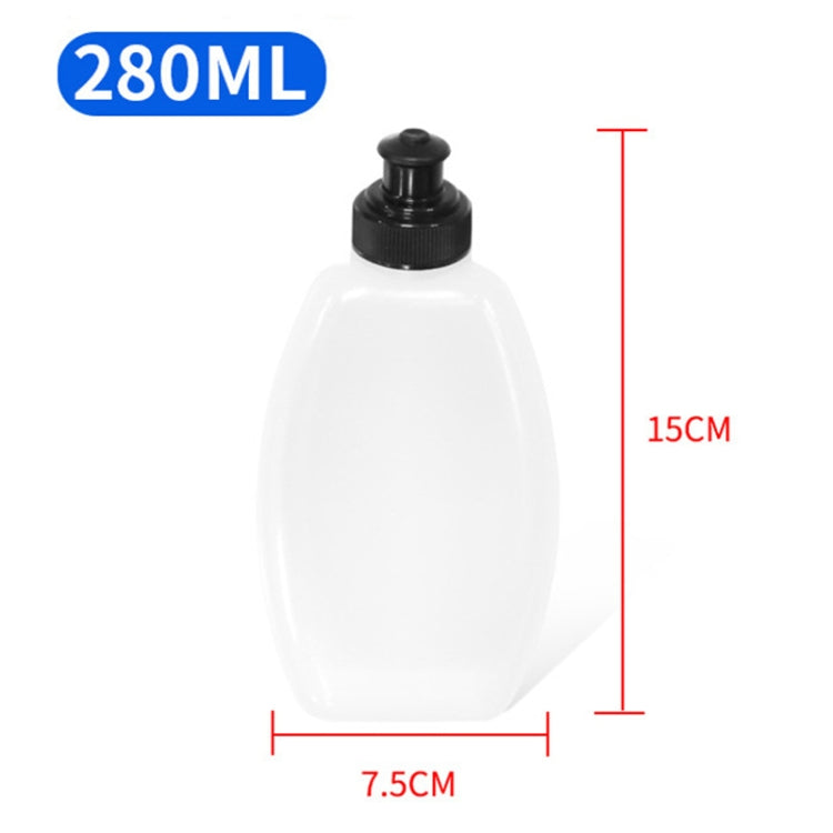 280ml PE Plastic Sports Water Bottle Outdoor Running Waist Pack Small Water Bottle