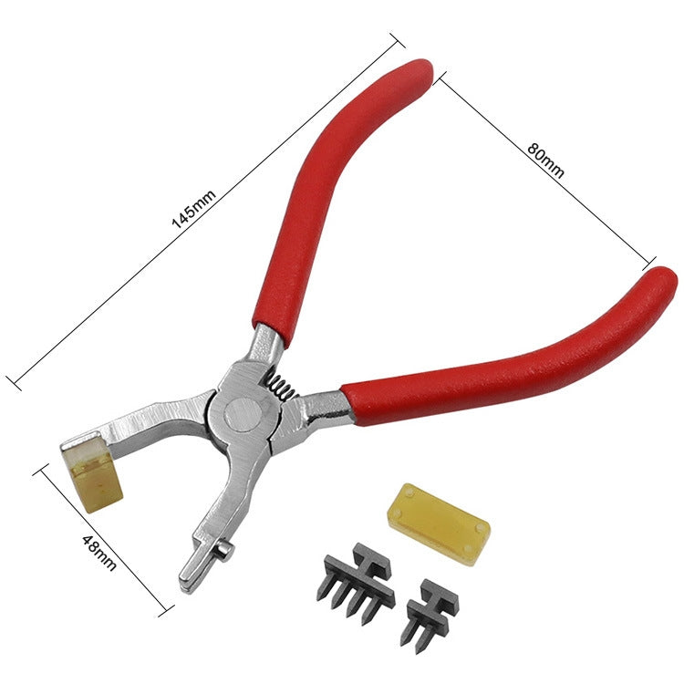 2+4 Teeth 4mm leather Hole Puncher - Diamond Cutting Teeth