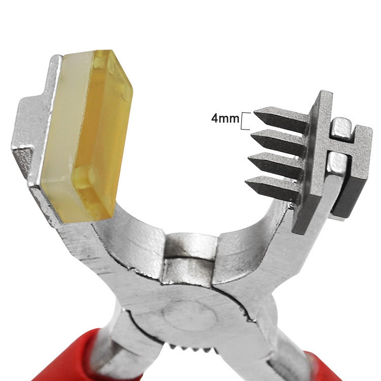 2+4 Teeth 4mm leather Hole Puncher - Diamond Cutting Teeth