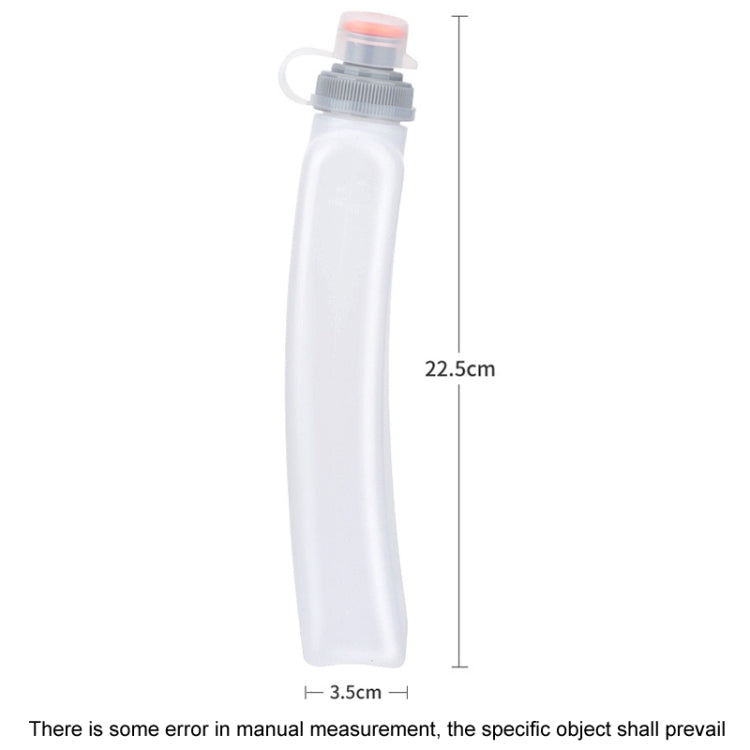 330ml Sports Running Water Bottle Mountain Biking Portable Fitness Large Capacity Curved Water Bottle - White
