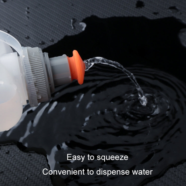 330ml Sports Running Water Bottle Mountain Biking Portable Fitness Large Capacity Curved Water Bottle - White