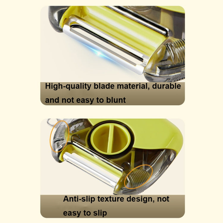 3-In-1 Multifunctional Rotary Peeler Household Kitchen Tools Scraper Fruit Grater