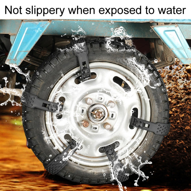 Electrical Bicycle And Motorcycle Winter Snow Tire Anti-Skid Chain - Black
