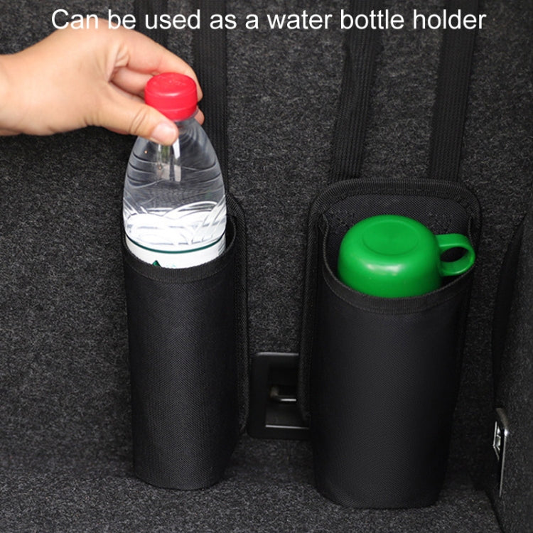 Small Car Fire Extinguisher Storage Bag Auto Seatback Bag Cup Holder