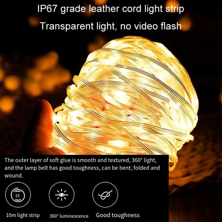 TUBUZHE 2 In 1 LED Portable String Lamp Camping Atmosphere Light USB Rechargeable Outdoor Tent Night Light