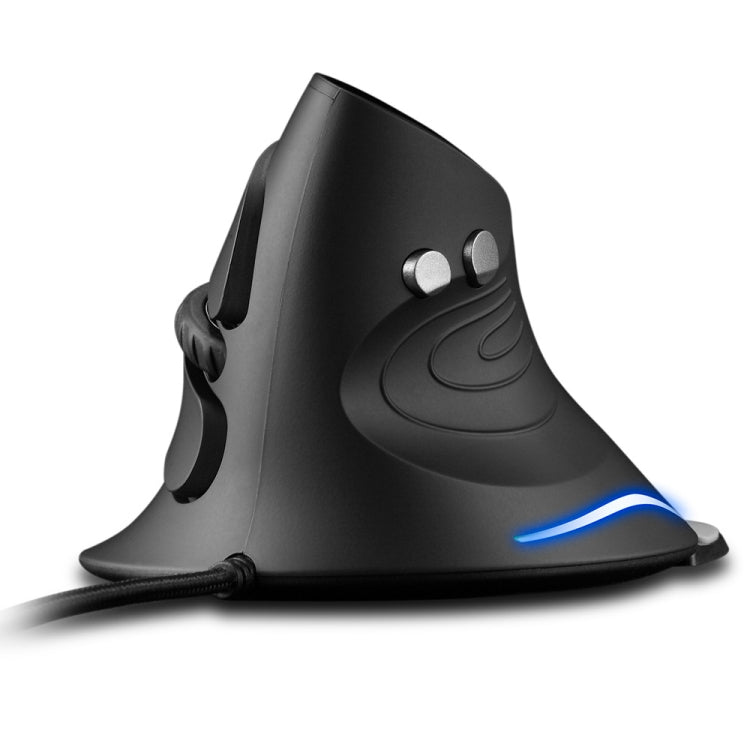 ZELOTES T30 6-keys Vertical Grip Detachable Ergonomic Wired Mouse - 7-color Breathing Light