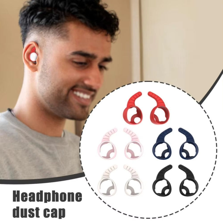5pairs For Beats Solo Buds Bluetooth Earphones Earplugs Silicone Dust Cap With Handle - E27-5