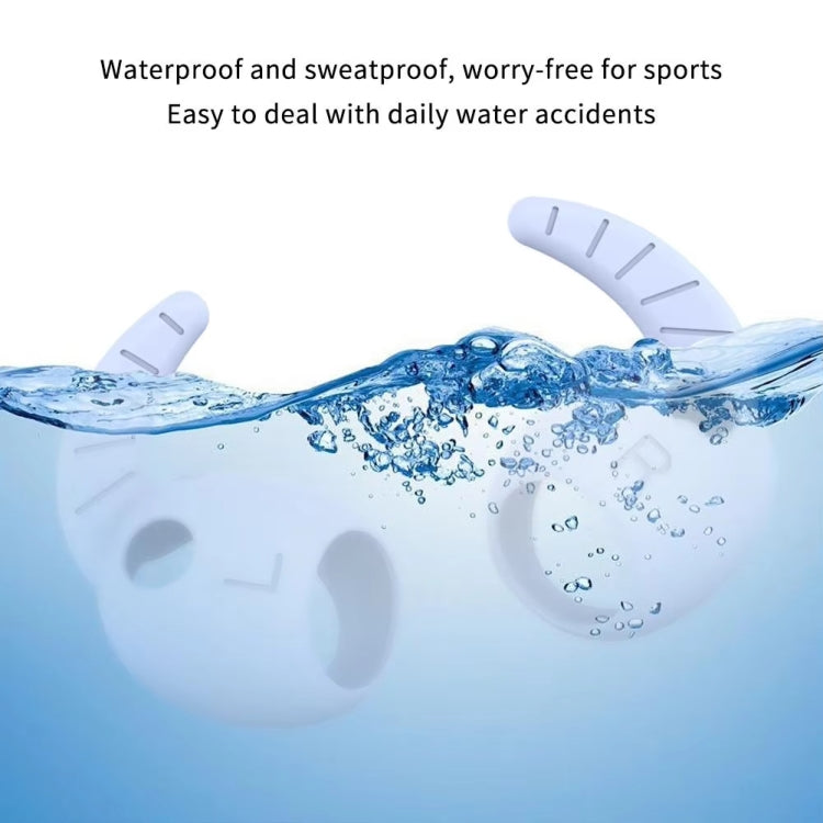 5pairs For Samsung Galaxy Buds 3 Pro Bluetooth Earphones Earplugs Silicone Dust Cap With Handle - E29-5