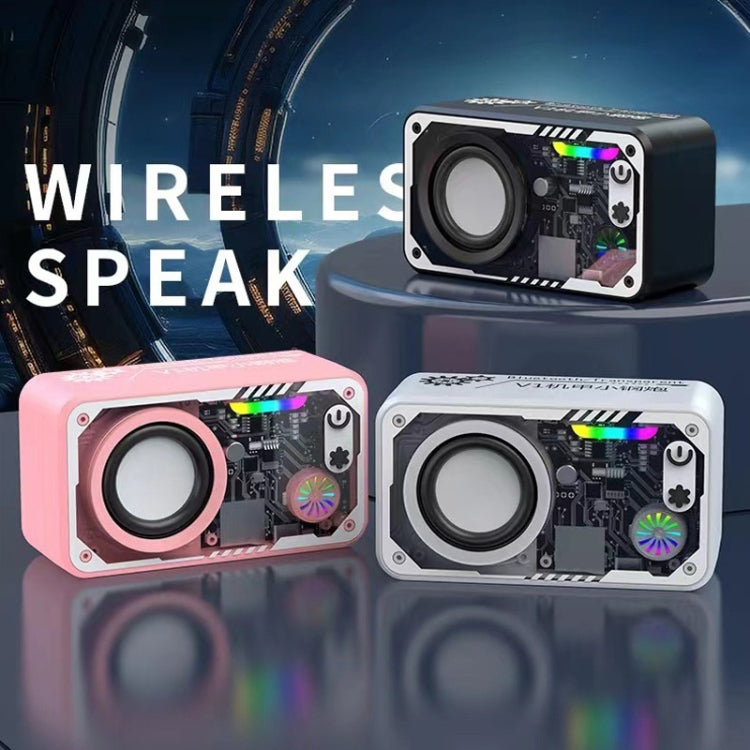 V1 Mecha Wind Small Steel Cannon Multifunctional Sound Outdoor Portable Desktop Speaker