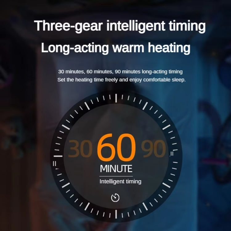 E68S 1200W PTC Ceramic Heating Desktop Smart Electric Heater, Plug: EU Plug - Remote Control Model