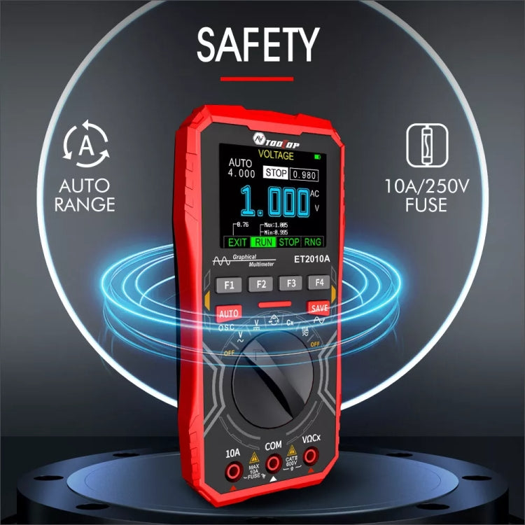TOOLTOP 2 In 1 DIY Oscilloscope Mini Multimeter